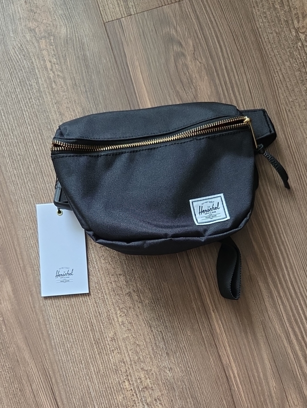 Black Herschel Supply Fanny Pack Bag